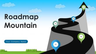 Roadmap mountain powerpoint ppt template bundles