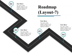 16554151 style essentials 1 roadmap 4 piece powerpoint presentation diagram infographic slide