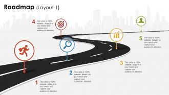 30926049 style essentials 1 roadmap 5 piece powerpoint presentation diagram infographic slide