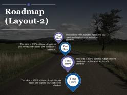 Roadmap ppt infographic template
