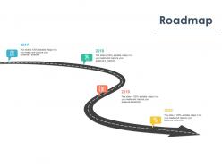Roadmap ppt powerpoint presentation portfolio ideas