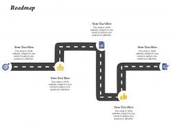 Roadmap ppt powerpoint presentation visual aids professional