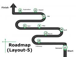 Roadmap ppt slide styles