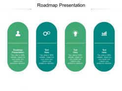 Roadmap presentation ppt powerpoint presentation icon cpb