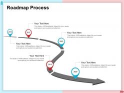 Roadmap process 2016 to 2020 years audience nearshoring ppt example file