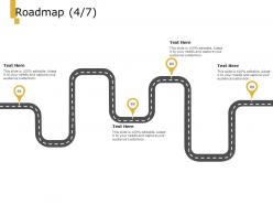 Roadmap process a1004 ppt powerpoint presentation layouts icons