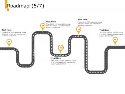 Roadmap process a1005 ppt powerpoint presentation file tips
