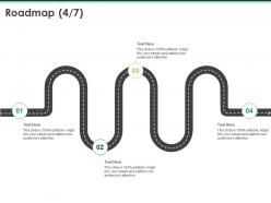 Roadmap process a1046 ppt powerpoint presentation ideas diagrams