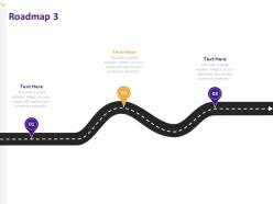 Roadmap process a864 ppt powerpoint presentation model graphics design
