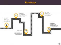 Roadmap process five l518 ppt powerpoint presentation sample