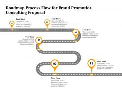 Roadmap Process Flow For Brand Promotion Consulting Proposal Ppt Powerpoint Presentation