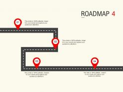 Roadmap process four l534 ppt powerpoint presentation pictures graphic images