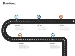 Roadmap process planning a783 ppt powerpoint presentation background