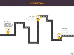Roadmap process three l522 ppt powerpoint presentation professional show
