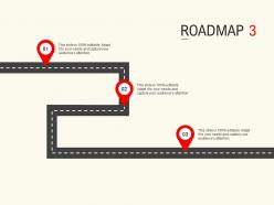 Roadmap process three l537 ppt powerpoint presentation pictures example topics