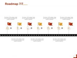 Roadmap seven process c1268 ppt powerpoint presentation layouts aids