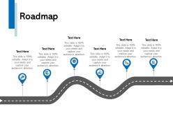 Roadmap six location c1068 ppt powerpoint presentation file graphics