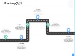 Roadmap six process c1238 ppt powerpoint presentation templates