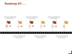 Roadmap six process c1269 ppt powerpoint presentation file grid