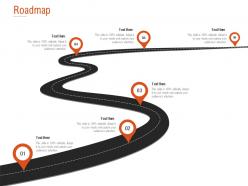 Roadmap six stage l1288 ppt powerpoint presentation graphics