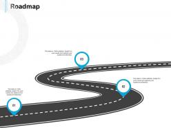 Roadmap stage three l568 ppt powerpoint presentation file shapes