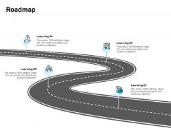 Roadmap team work f846 ppt powerpoint presentation pictures show
