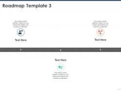 Roadmap template 3 audiences m214 ppt powerpoint presentation file templates