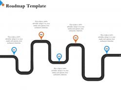 Roadmap template attention m2454 ppt powerpoint presentation professional templates