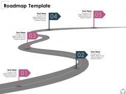 Roadmap template audiences attention ppt powerpoint presentation tips