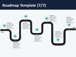 Roadmap template l1413 ppt powerpoint presentation model