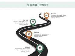 Roadmap template r691 ppt powerpoint presentation slides master slide