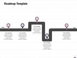 Roadmap template rebranding and relaunching ppt portrait