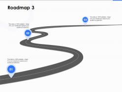 Roadmap three process c1227 ppt powerpoint presentation infographic template