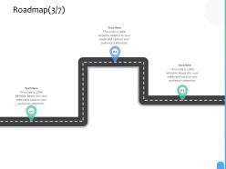 Roadmap three process c1234 ppt powerpoint presentation images