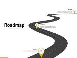 Roadmap three stage c1305 ppt powerpoint presentation ideas background images