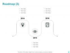 Roadmap three stage l951 ppt powerpoint presentation layouts show