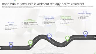 Roadmap To Formulate Investment Strategy Policy Statement