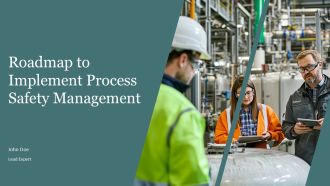 Roadmap To Implement Process Safety Management PPT Information AT