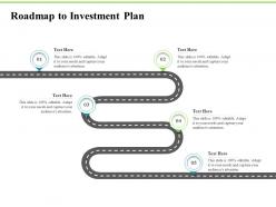 Roadmap to investment plan investment plans ppt show tips