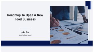 Roadmap To Open A New Food Business PPT Demonstration AT