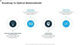 Roadmap To Optical Metamaterials Ppt Slides Cpp Roadmap To Optical Metamaterials Ppt Slides Cpp