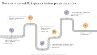 Roadmap To Successfully Implement Business Achieving Process Improvement Through Various