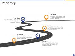Roadmap vr platform funding ppt portfolio icons