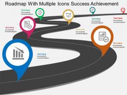 roadmap_with_multiple_icons_success_achievement_flat_powerpoint_design_Slide01