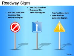 Roadway signs powerpoint presentation slides