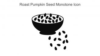 Roast Pumpkin Seed Monotone Icon In Powerpoint Pptx Png And Editable Eps Format