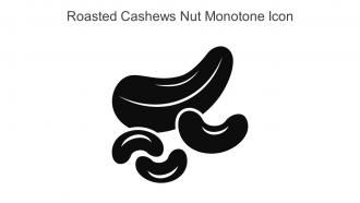 Roasted Cashews Nut Monotone Icon In Powerpoint Pptx Png And Editable Eps Format