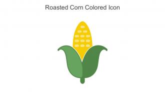 Roasted Corn Colored Icon In Powerpoint Pptx Png And Editable Eps Format
