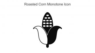 Roasted Corn Monotone Icon In Powerpoint Pptx Png And Editable Eps Format