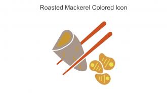 Roasted Mackerel Colored Icon In Powerpoint Pptx Png And Editable Eps Format